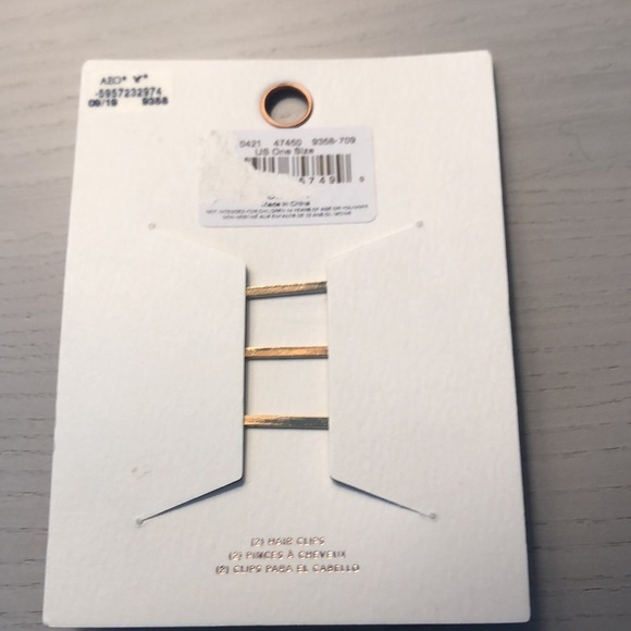 Gold American Eagle hair pins three - Picture 5 of 5